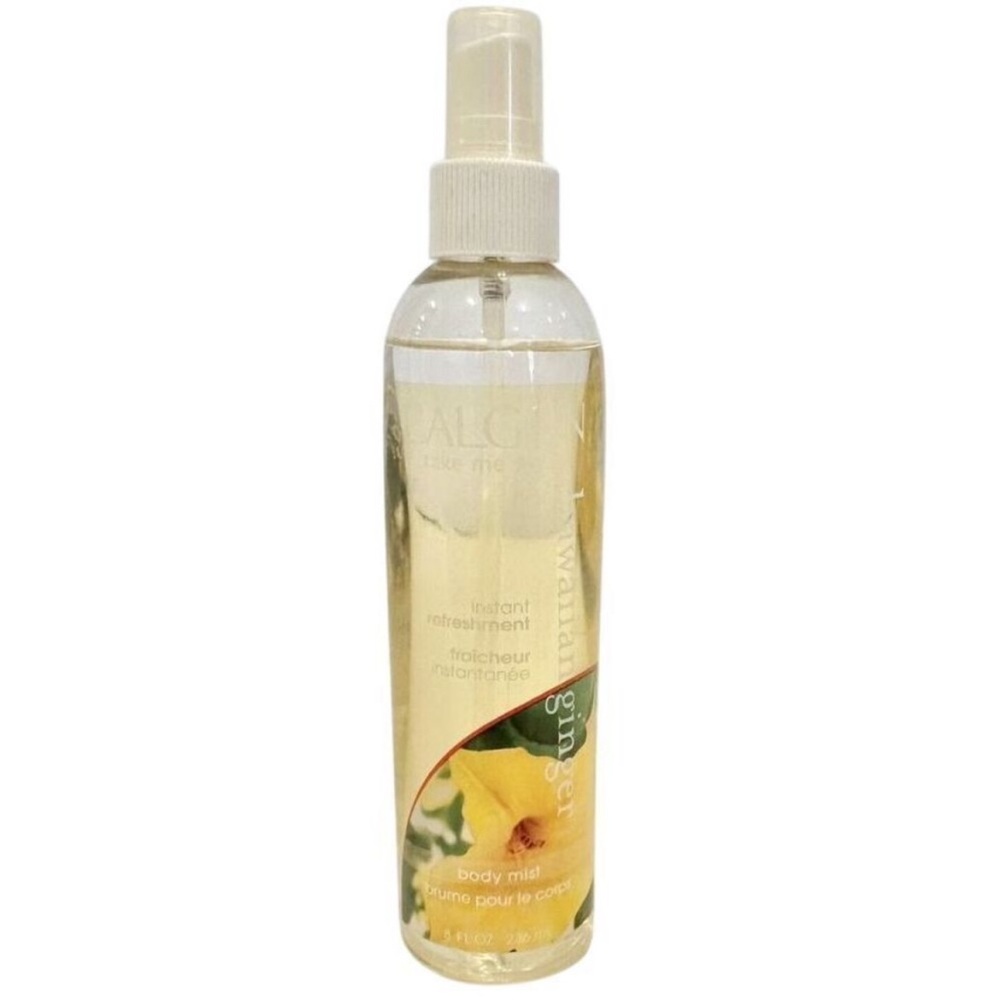 VTG *NEW* OG 90s Calgon Hawaiian Ginger 8oz Body Mist Spray *RARE LABEL*